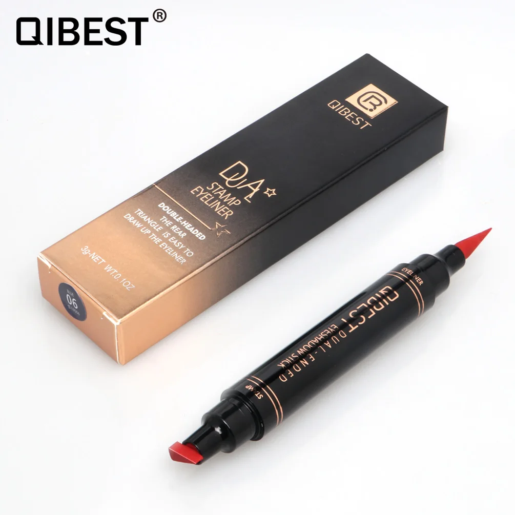 

Colorful Seal Eyeliner Pen Eyes Makeup Liquid Black Eye Liner Pencil with Stamp Make up Cosmetics Shaping Tool Double-headed Pen