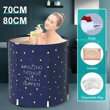 Portable Foldable Bathtub High quality Thickened Adult Inflatable Bath tub Home Single SPA Massage Pool Plastic Bathing Bucket
Portable Foldable Bathtub High quality Thickened Adult Inflatable Bath tub Home Single SPA Massage Pool Plastic Bathing Bucket