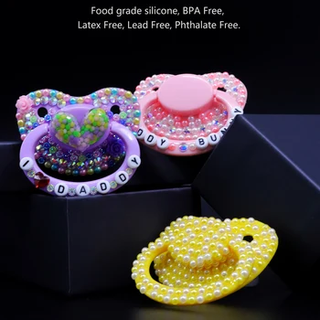 3pcs In A Pack 100% Handmake ABDL Adult Size Pacifier Silicone Shining Cute Pattern DDLG Daddy Dummy Dom Little Space
3pcs In A Pack 100% Handmake ABDL Adult Size Pacifier Silicone Shining Cute Pattern DDLG Daddy Dummy Dom Little Space