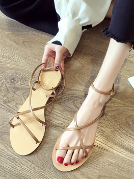 Sandals women's flat bottom 2020 spring new Korean version of the wild version of the red net toe fairy shoes with Roman shoes
Sandals women's flat bottom 2020 spring new Korean version of the wild version of the red net toe fairy shoes with Roman shoes