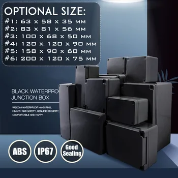 Plastic Waterproof Enclosure Box Electronic IP67 Waterproof Project Instrument Case Electrical Project Box ABS Outdoor Junction
Plastic Waterproof Enclosure Box Electronic IP67 Waterproof Project Instrument Case Electrical Project Box ABS Outdoor Junction