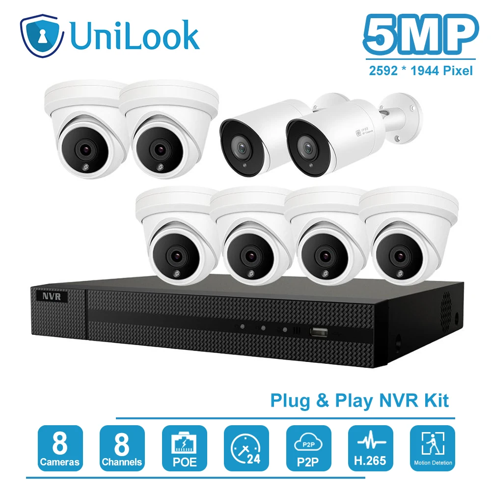 Hikvision OEM 8CH 4K NVR 5MP Dome/Bullet mixed POE IP Camera 4/6/8PCS Kit Outdoor Security systems CCTV NVR Kit With 1/2/4TB HDD
Hikvision OEM 8CH 4K NVR 5MP Dome/Bullet mixed POE IP Camera 4/6/8PCS Kit Outdoor Security systems CCTV NVR Kit With 1/2/4TB HDD