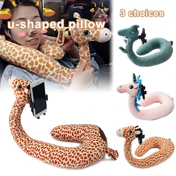 U-shaped Pillow Hanging Neck Mobile Phone Holder Memory Foam Travel Neck Support Head Rest Airplane Cushion
U-shaped Pillow Hanging Neck Mobile Phone Holder Memory Foam Travel Neck Support Head Rest Airplane Cushion