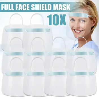 Transparent Full Face Shield Lens Cover Anti-droplets Safety Face Shield Mask Protection Anti-fog
Transparent Full Face Shield Lens Cover Anti-droplets Safety Face Shield Mask Protection Anti-fog