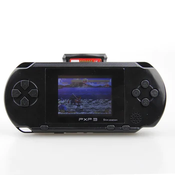 Portable 16 Bit PXP3 Handheld Game Player Video Game Console with AV Cable+2 Game Cards Classic Child Games PXP 3 Slim Station
Portable 16 Bit PXP3 Handheld Game Player Video Game Console with AV Cable+2 Game Cards Classic Child Games PXP 3 Slim Station