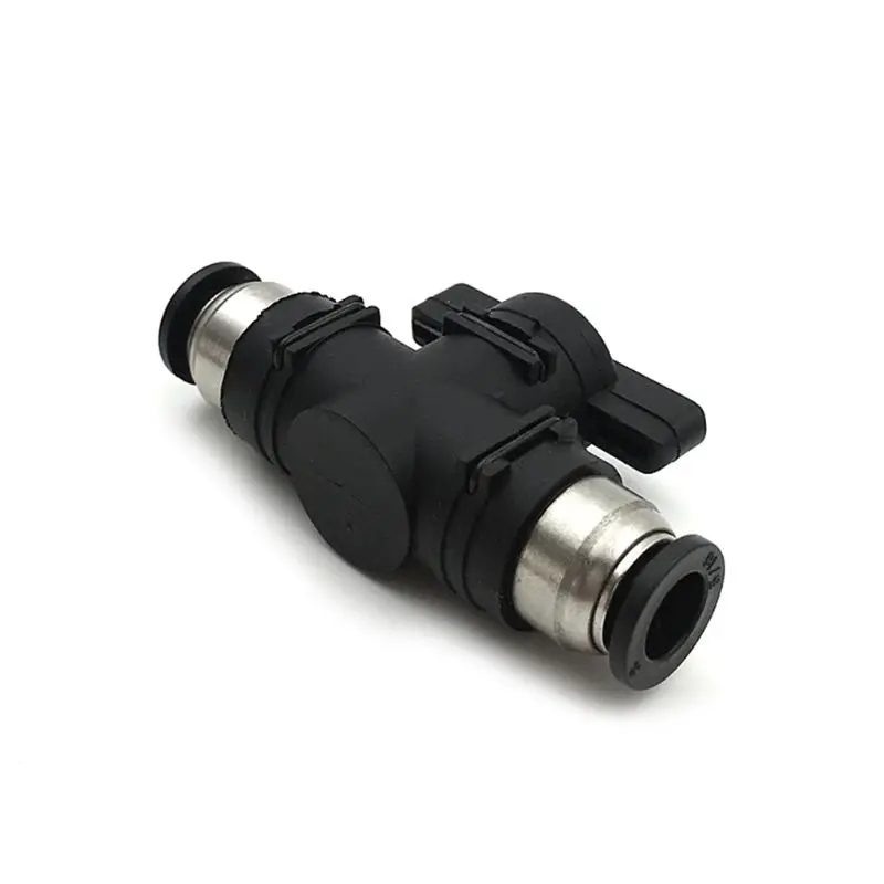 Pneumatic Plug-in Quick Connect Manual Valve Black PU Air Pipe Quick-Connect Connector Hand Valve-12 Manual Pneumatic Switch
Pneumatic Plug-in Quick Connect Manual Valve Black PU Air Pipe Quick-Connect Connector Hand Valve-12 Manual Pneumatic Switch