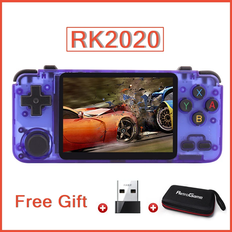 RK2020 Video Game Consoles For PSP/PSX/PS1/N64 64Bit Open Source System 3.5 Inch IPS Screen Handheld Retro Game Player TV Output
RK2020 Video Game Consoles For PSP/PSX/PS1/N64 64Bit Open Source System 3.5 Inch IPS Screen Handheld Retro Game Player TV Output