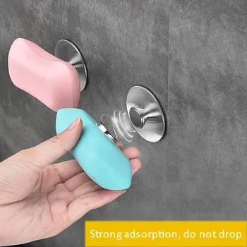 Stainless Steel Bathroom Accessories Wall Mounted Storage Rack Dish With Sticker Soap Shelves Magnetic Soap Holders
Stainless Steel Bathroom Accessories Wall Mounted Storage Rack Dish With Sticker Soap Shelves Magnetic Soap Holders