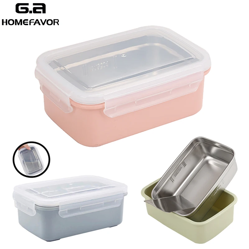 Lunch Box School Snack Food Container 304 Stainless Steel Bento Box Food Grade Kitchen Storage Box With Removable Divider
Lunch Box School Snack Food Container 304 Stainless Steel Bento Box Food Grade Kitchen Storage Box With Removable Divider