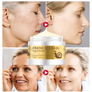 Snail Cream Anti-wrinkle Anti-aging Moisturizing Whitening Cream Facial Health Hyaluronic Acid Skin Care 25g
Snail Cream Anti-wrinkle Anti-aging Moisturizing Whitening Cream Facial Health Hyaluronic Acid Skin Care 25g