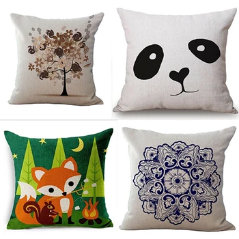 Fashion 18" Fox Bohemian Cotton Linen Pillow Cases Pillow Cover Cushion Case Soft Room Gifts Single Sides Printing
Fashion 18" Fox Bohemian Cotton Linen Pillow Cases Pillow Cover Cushion Case Soft Room Gifts Single Sides Printing
