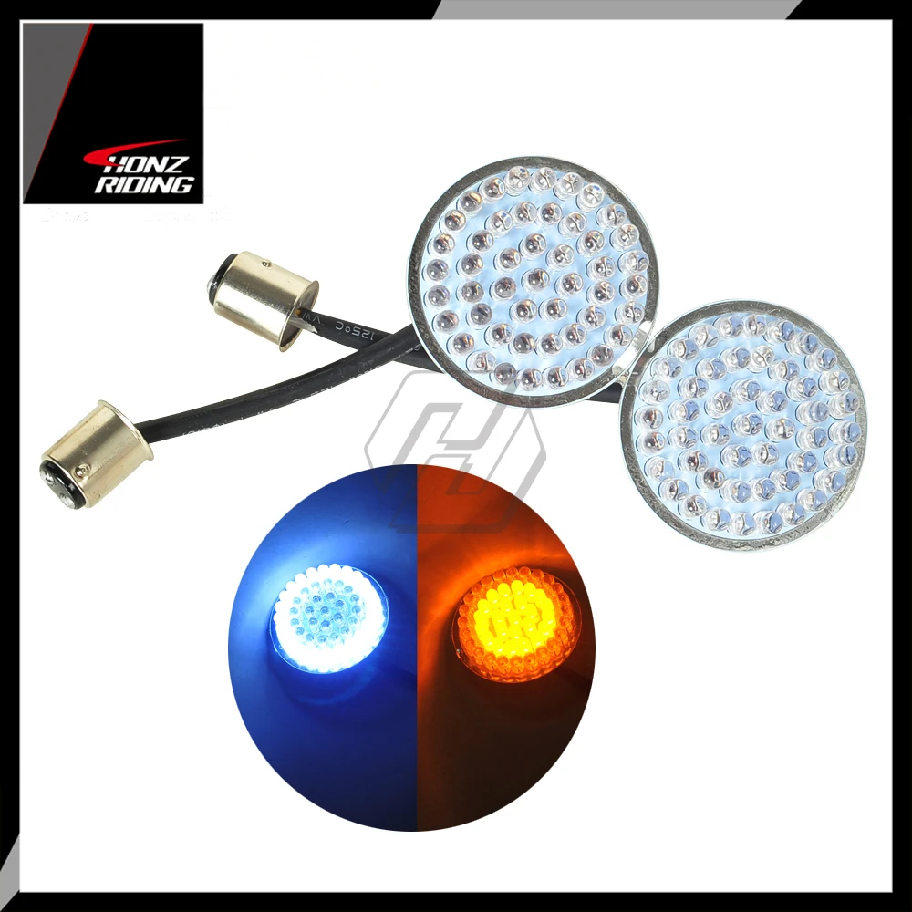 For Harley Sportster 883 1200 XL Softail Dyna Touring Tri Glide 2011-2017 2" 1157 LED Front Turn Signal Light
For Harley Sportster 883 1200 XL Softail Dyna Touring Tri Glide 2011-2017 2" 1157 LED Front Turn Signal Light
