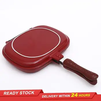1PC Double-sided BBQ Frying Pan Square Non-stick Pan Grilled Steak Frying Pan 28cm Kitchen Cooking Tool Wild BBQ Meat Cooker
1PC Double-sided BBQ Frying Pan Square Non-stick Pan Grilled Steak Frying Pan 28cm Kitchen Cooking Tool Wild BBQ Meat Cooker