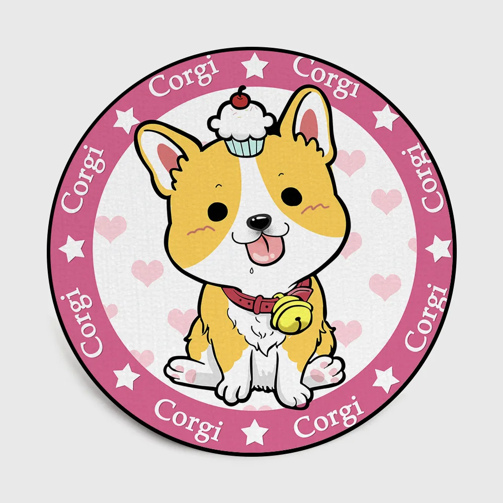 Cute Cartoon Pet Dog Bull Teddy Mat Circle Rug Children Camping Pad Coaster
Cute Cartoon Pet Dog Bull Teddy Mat Circle Rug Children Camping Pad Coaster