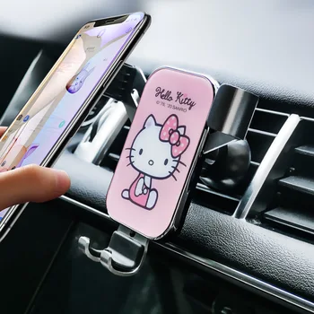 Kitty Vehicle Gravity Mobile Phone holder Bracket Car Air Outlet Cartoon Mobile Phone Support Bracket Mirror Alloy Frame 
Kitty Vehicle Gravity Mobile Phone holder Bracket Car Air Outlet Cartoon Mobile Phone Support Bracket Mirror Alloy Frame