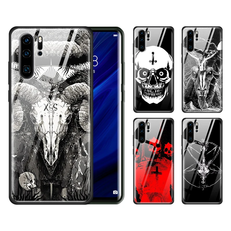 Satanic Skull Tempered Glass Case Cover for Huawei P30 PRO P20 P10 2019 Mate 10 20 30 Lite Pro Honor 8X 9X 20 Pro Phone Shell
Satanic Skull Tempered Glass Case Cover for Huawei P30 PRO P20 P10 2019 Mate 10 20 30 Lite Pro Honor 8X 9X 20 Pro Phone Shell