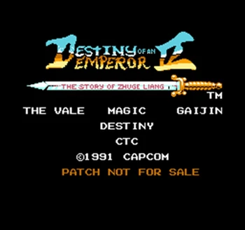 Destiny of an Emperor 2 60 Pins English Version Game Cartridge for 8 Bit 60pin Game Console
Destiny of an Emperor 2 60 Pins English Version Game Cartridge for 8 Bit 60pin Game Console