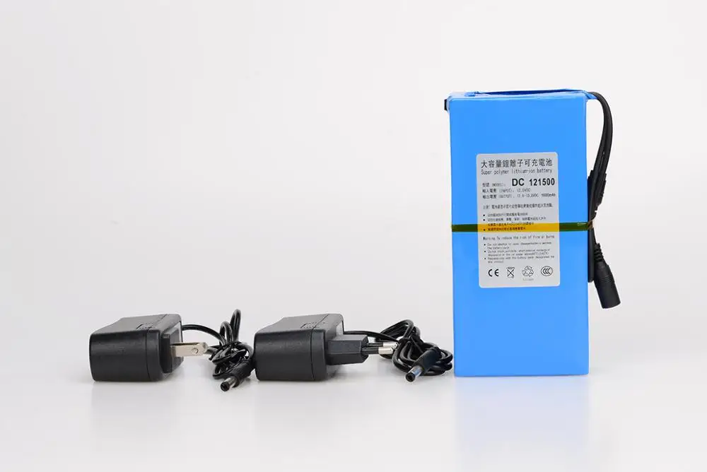 DC 12V 15000MAH Rechargeable Lithium-ion Backup Battery Pack For CCTV Camera Wireless Transmitter Batteries DC 121500
DC 12V 15000MAH Rechargeable Lithium-ion Backup Battery Pack For CCTV Camera Wireless Transmitter Batteries DC 121500