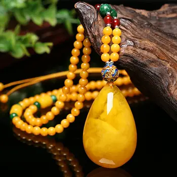 wax water drop pendant Baltic gold twisted honey original stone pendant women's versatile sweater chain amber necklace
wax water drop pendant Baltic gold twisted honey original stone pendant women's versatile sweater chain amber necklace