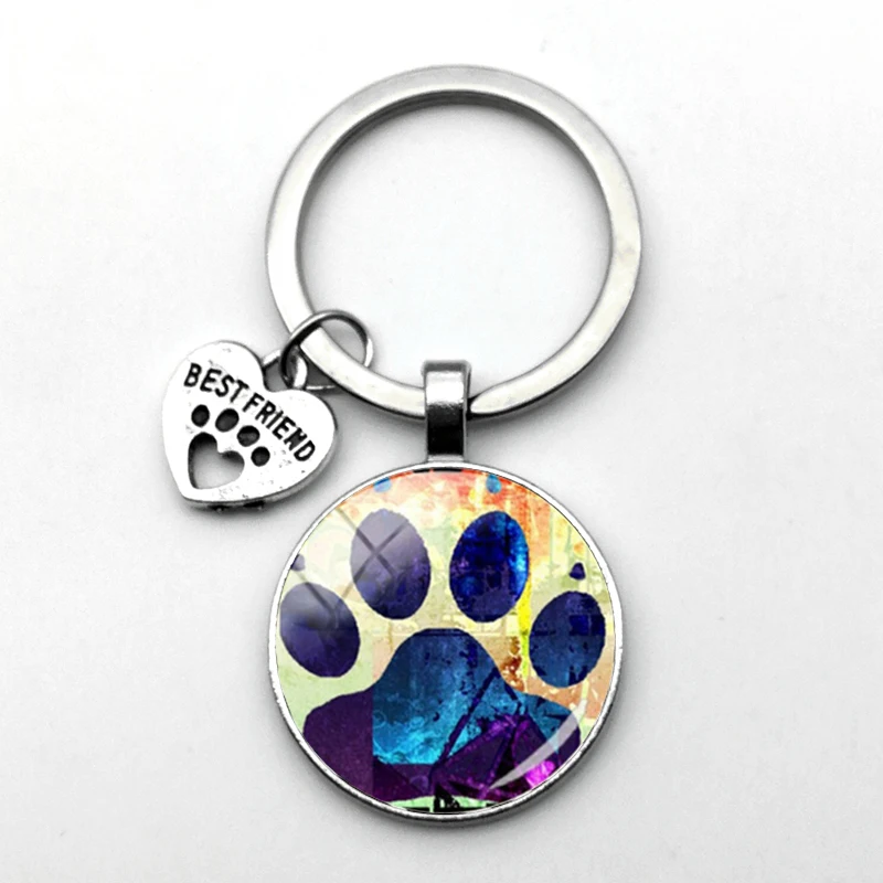 Cute Animal Cat and Dog Footprints Pattern Keychain Human Heart Shaped Best Friend Pendant Friend Keychain Between Friends
Cute Animal Cat and Dog Footprints Pattern Keychain Human Heart Shaped Best Friend Pendant Friend Keychain Between Friends