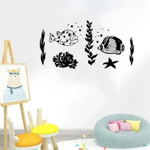 Water World Nature Sea Animals Wall Decal Aquarium Ocean Sea Fish Wall Decal For Kids Bathroom Decor Vinyl HY1565 
Water World Nature Sea Animals Wall Decal Aquarium Ocean Sea Fish Wall Decal For Kids Bathroom Decor Vinyl HY1565
