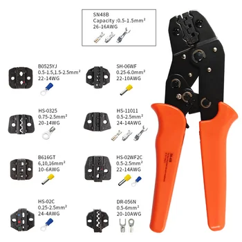 Crimping Pliers SN-48B for Non-insulated Terminals and Non-insulated Ferrules and Tab Receptacles Hand Tools BS
Crimping Pliers SN-48B for Non-insulated Terminals and Non-insulated Ferrules and Tab Receptacles Hand Tools BS