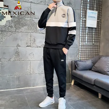 MEXICAN Men's Sweater Suit Men's Spring and Autumn Youth Korean Classic Simple Long Sleeve Casual Men's Suit
MEXICAN Men's Sweater Suit Men's Spring and Autumn Youth Korean Classic Simple Long Sleeve Casual Men's Suit