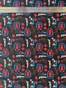 110*50cm Cartoon spider cotton Fabric Kid boy shirt hat skirt Diy Handmade Craft Bedding Home Cloth Purse Quilt 
110*50cm Cartoon spider cotton Fabric Kid boy shirt hat skirt Diy Handmade Craft Bedding Home Cloth Purse Quilt