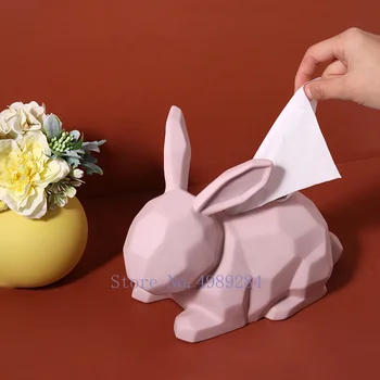 Creativity Ceramics Tissue Box Simulation Animal Rabbit Deer Geometric Home Living Room Desktop Storage Organization Decoration
Creativity Ceramics Tissue Box Simulation Animal Rabbit Deer Geometric Home Living Room Desktop Storage Organization Decoration