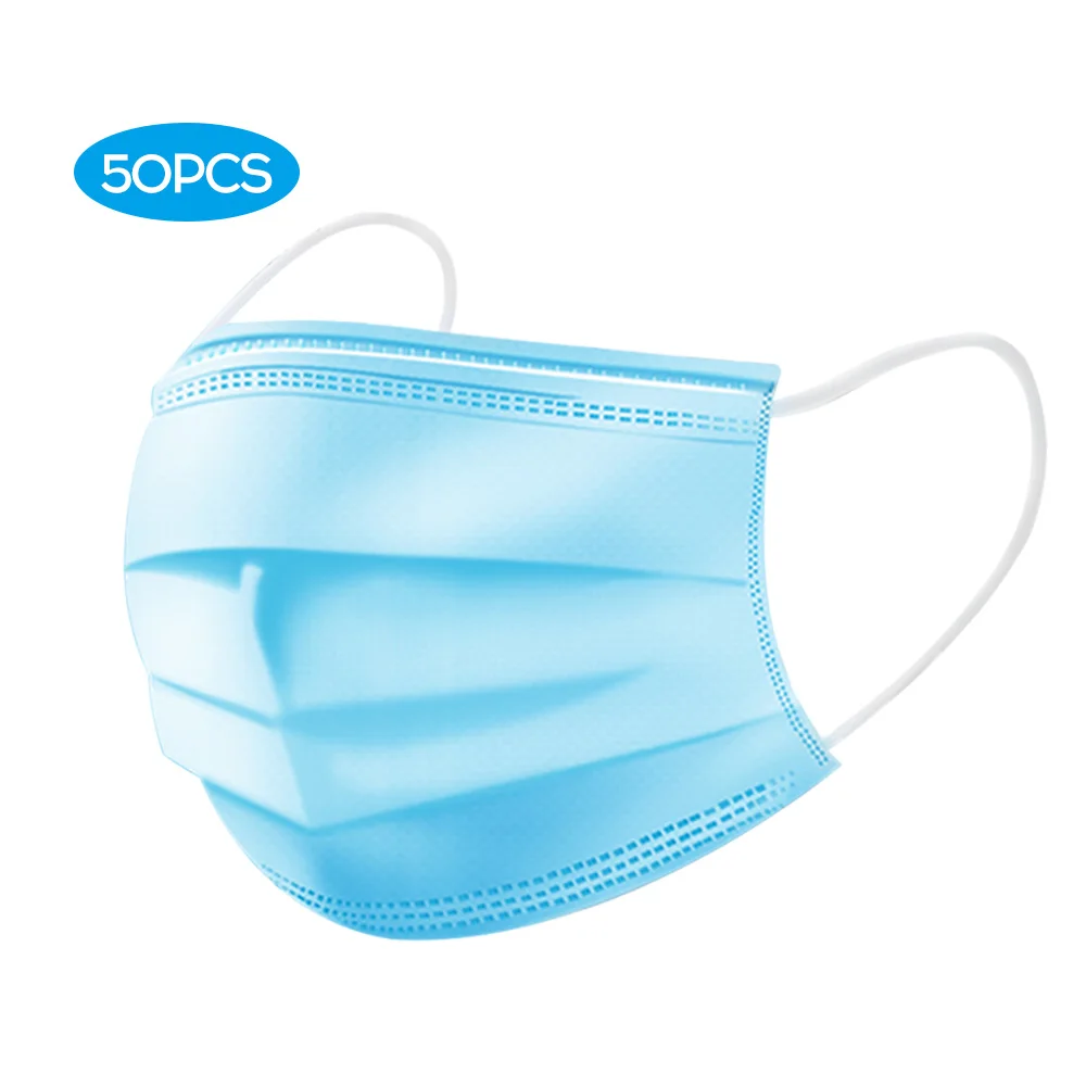 Disposable Masks 50Pcs Mask 3-Ply Anti-Anti-Dust Nonwoven Elastic Earloop Mouth Face Masks as KF94 N95 not FFP3
Disposable Masks 50Pcs Mask 3-Ply Anti-Anti-Dust Nonwoven Elastic Earloop Mouth Face Masks as KF94 N95 not FFP3