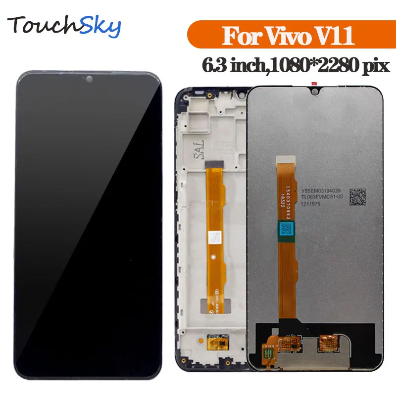 6.3'' LCD Display For Vivo V11 Display LCD With Touch Screen Complete Assembly Replacement Spare Parts for Vivo V11 Display LCD
6.3'' LCD Display For Vivo V11 Display LCD With Touch Screen Complete Assembly Replacement Spare Parts for Vivo V11 Display LCD