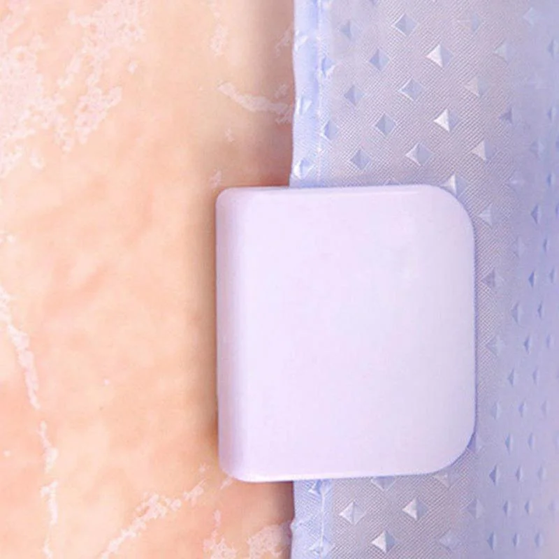 2pcs 5.0 * 4.5cm Anti-splash Shower Curtain Clips Stop Water Leakage High Quality Bathroom Guard Home Decoration Accessories
2pcs 5.0 * 4.5cm Anti-splash Shower Curtain Clips Stop Water Leakage High Quality Bathroom Guard Home Decoration Accessories
