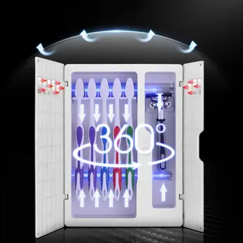 2 in 1 USB UV Light Ultraviolet Toothbrush Sterilizer Toothbrush Holder Organizer Bathroom Automatic Toothpaste Dispenser
2 in 1 USB UV Light Ultraviolet Toothbrush Sterilizer Toothbrush Holder Organizer Bathroom Automatic Toothpaste Dispenser