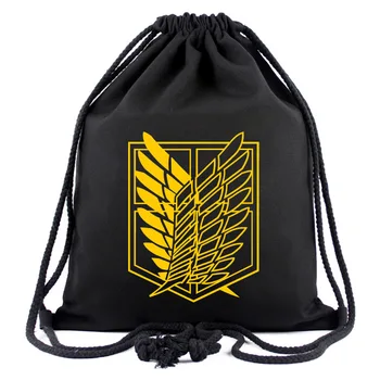 Drawstring Bag of Anime Attack On Titan String Backpack Men Women Shoulder Bag Sports Storage Bag
Drawstring Bag of Anime Attack On Titan String Backpack Men Women Shoulder Bag Sports Storage Bag