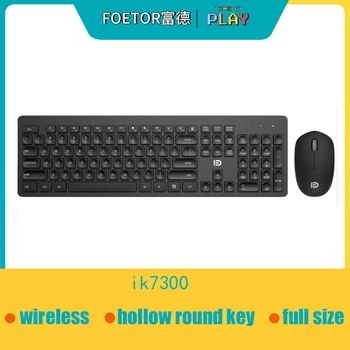 2.4Ghz Wireless Keyboard and Mouse Combo, Full Size 106 Keys Plug and play, Quite Design Wireless Thin Desktop Keybord for PC
2.4Ghz Wireless Keyboard and Mouse Combo, Full Size 106 Keys Plug and play, Quite Design Wireless Thin Desktop Keybord for PC