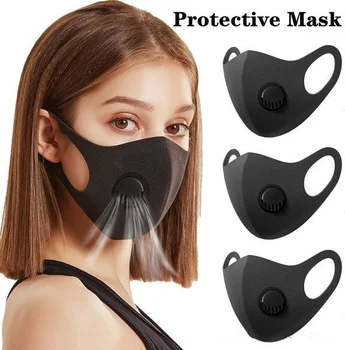 Black Anti Dust Mask with valve PM2.5 Breathing Filters Protective Face Mouth Cotton Masks Respirator Washable Reusable Anti Fog
Black Anti Dust Mask with valve PM2.5 Breathing Filters Protective Face Mouth Cotton Masks Respirator Washable Reusable Anti Fog