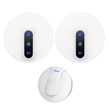 Self Powered Waterproof Wireless Doorbell Door Bell Ring 180M Lange No Battery 1 Button 1 Receiver 110V 220V Eu Plug
Self Powered Waterproof Wireless Doorbell Door Bell Ring 180M Lange No Battery 1 Button 1 Receiver 110V 220V Eu Plug