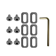 6pcs Road Bike Washers With M5 Screws Wrench Steel Bicycle Pedal Cleats For SPD High Quality Material Cycling Accessories Parts
6pcs Road Bike Washers With M5 Screws Wrench Steel Bicycle Pedal Cleats For SPD High Quality Material Cycling Accessories Parts