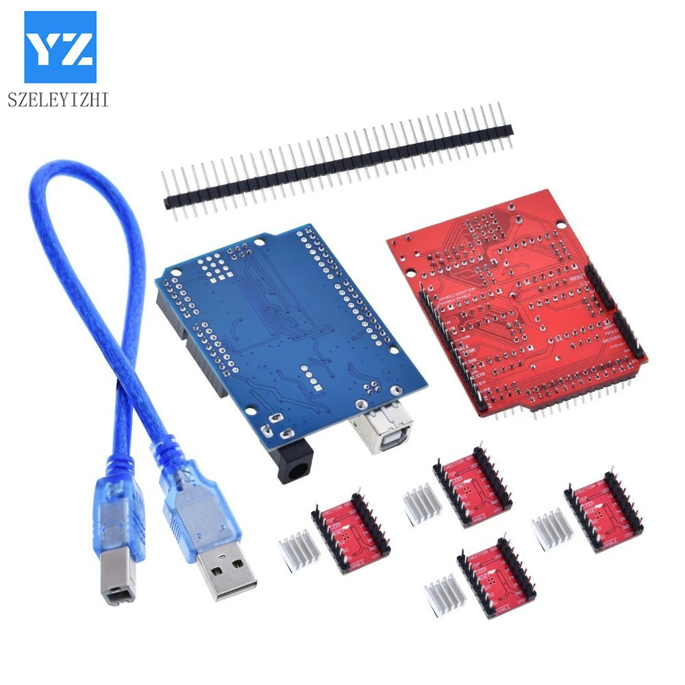 TZT-cnc-shield-v3-engraving-machine-3D-Printer-4pcs-A4988-driver-expansion-board-for-Arduino-UNO (1)