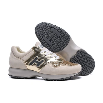 HOGAN 2020 Interaction Fashion Womens Chunky Sneaker Bling Outdoor Genuine Leather Walking Shoes Sports Casual Heighten Shoes 
HOGAN 2020 Interaction Fashion Womens Chunky Sneaker Bling Outdoor Genuine Leather Walking Shoes Sports Casual Heighten Shoes