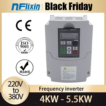 For Spindle VFD 220V to 380 5.5KW AC 7.5KW/11KW Variable Frequency Drive 3 Phase Speed Controller Inverter Motor VFD Inverter
For Spindle VFD 220V to 380 5.5KW AC 7.5KW/11KW Variable Frequency Drive 3 Phase Speed Controller Inverter Motor VFD Inverter