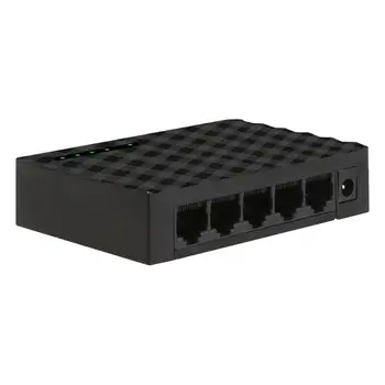 New RJ45 MINI 5-Ports Fast Ethernet Network Black Switch Hub For Desktop PC External Power Adapter Supply 3.9
New RJ45 MINI 5-Ports Fast Ethernet Network Black Switch Hub For Desktop PC External Power Adapter Supply 3.9
