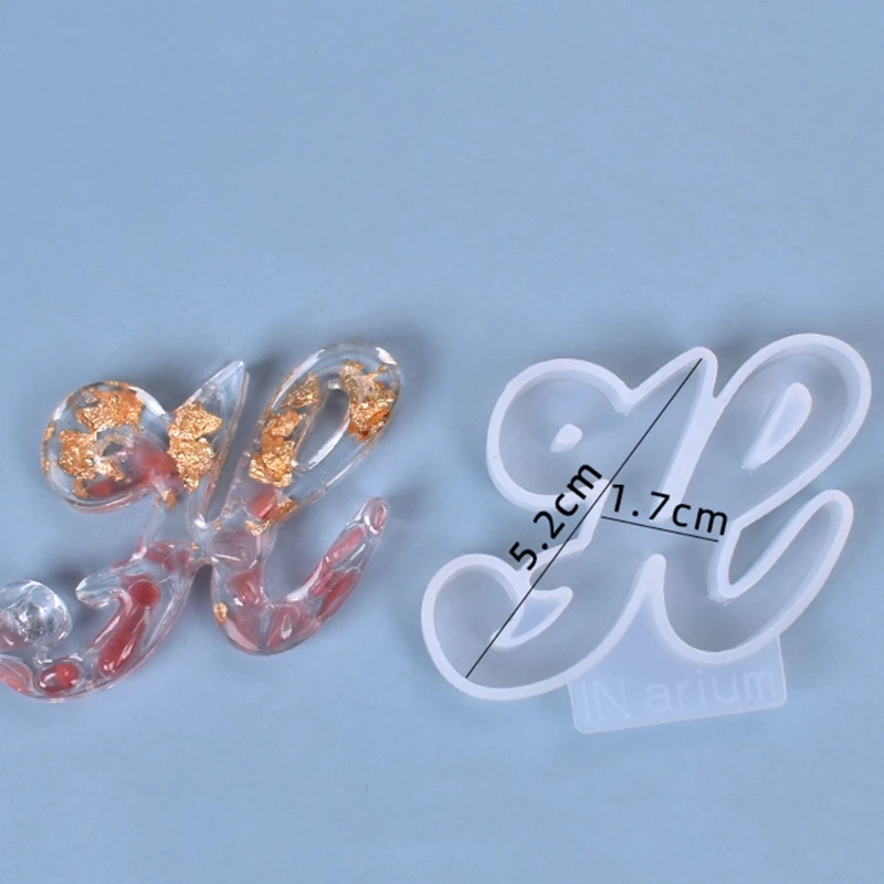 T8UE 26Pcs/Set English Letters Crystal Epoxy Resin Mold A-Z Alphabet Shaped Pendant Key Chain Silicone Mould DIY Crafts Jewelry
T8UE 26Pcs/Set English Letters Crystal Epoxy Resin Mold A-Z Alphabet Shaped Pendant Key Chain Silicone Mould DIY Crafts Jewelry
