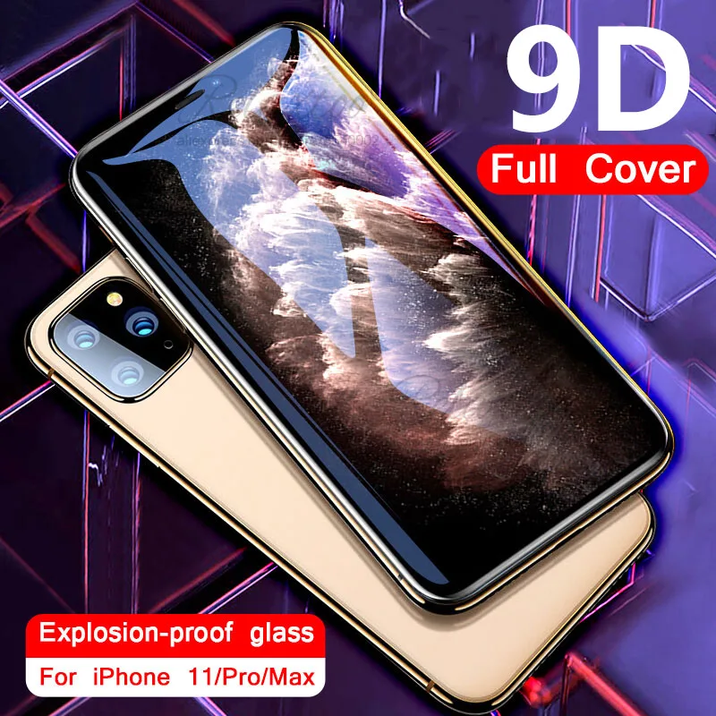 9D Full Cover Tempered Glass on For apple iPhone 11 Pro Max Screen Protector Glass For iPhone 11 Pro 11pro max Protective Film
9D Full Cover Tempered Glass on For apple iPhone 11 Pro Max Screen Protector Glass For iPhone 11 Pro 11pro max Protective Film