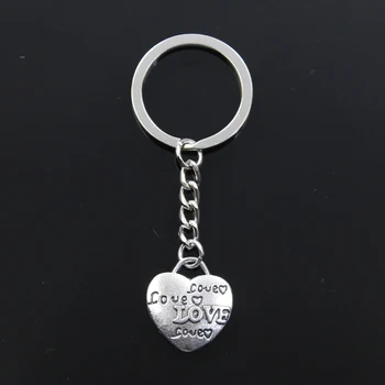 Fashion Keychain 23x21mm Heart With Love Silver Color Pendants DIY Men Jewelry Car Key Chain Ring Holder Souvenir For Gift 
Fashion Keychain 23x21mm Heart With Love Silver Color Pendants DIY Men Jewelry Car Key Chain Ring Holder Souvenir For Gift