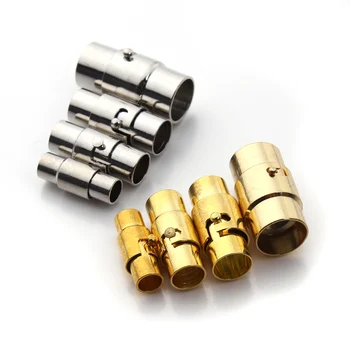 10pcs/lot Gold Silver Strong Magnetic Clasps 3 4 5 6 8 10 mm Leather Cord Bracelet Connectors For DIY Jewelry Making Accessories
10pcs/lot Gold Silver Strong Magnetic Clasps 3 4 5 6 8 10 mm Leather Cord Bracelet Connectors For DIY Jewelry Making Accessories
