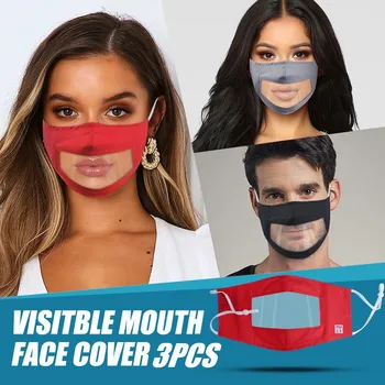 PM2.5 Breathable 3PCS Mask With Clear Window Visible Expression For The Deaf And Hard Of Hearing Protection Face Mouth Mask
PM2.5 Breathable 3PCS Mask With Clear Window Visible Expression For The Deaf And Hard Of Hearing Protection Face Mouth Mask