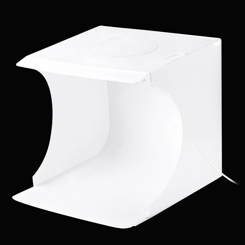 20*20cm Mini Folding Studio Diffuse Soft Box Lightbox With LED Light Black White Photography Background Photo Studio Box
20*20cm Mini Folding Studio Diffuse Soft Box Lightbox With LED Light Black White Photography Background Photo Studio Box
