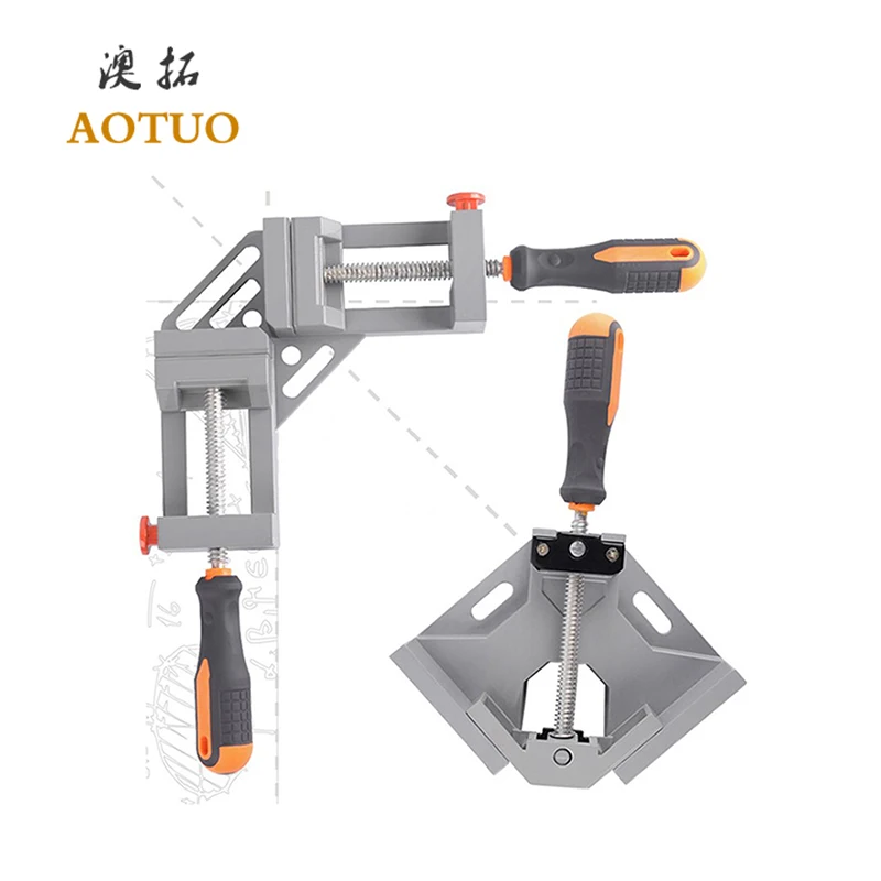 Double Handle Alloy 90 Degree Angle Clamp Fixed Glass Woodworking Picture Frame Welding Interface Multifunctional Positioner
Double Handle Alloy 90 Degree Angle Clamp Fixed Glass Woodworking Picture Frame Welding Interface Multifunctional Positioner