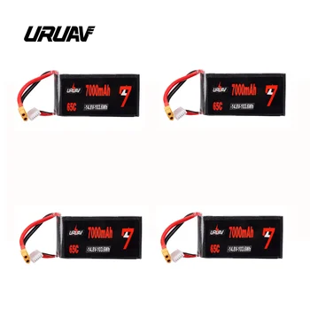 1/2/4 PCS URUAV 14.8V 7000mAh 65C 4S XT60 Plug Lipo Battery For RC Quadcopter Multicopter Multirotor DIY Accessories Parts
1/2/4 PCS URUAV 14.8V 7000mAh 65C 4S XT60 Plug Lipo Battery For RC Quadcopter Multicopter Multirotor DIY Accessories Parts